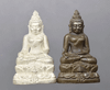 Phra Kring Phra Pairipinat amulet, in Nawa metal and silver, from Wat Bowonniwet Worawihan, 2535 BE (1992 AD), with box.