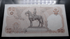 10 Baht banknote, Series 12 (Horse design), 120th Anniversary of the Ministry of Finance, uncirculated.