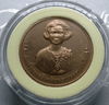 Blackened copper coin, 100th anniversary of Her Majesty the Queen Mother, 2000