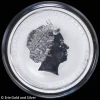 2012 Australia 1/2 oz Silver Lunar Year of the Dragon in Capsule