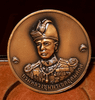 Prince of Chumphon Khet Udomsak Medal, blackened copper, size 7 cm., commemorative of the opening of the monument, Samut Sakhon Province, 2017, with original box.