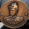 Prince of Chumphon Khet Udomsak Medal, blackened copper, size 7 cm., commemorative of the opening of the monument, Samut Sakhon Province, 2017, with original box.