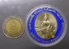 King Rama VI alpaca coin, commemorative of the 90th anniversary of the Government Savings Bank, 2003, with original case