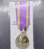 A commemorative medal decorated with a ribbon, in honor of the coronation ceremony of Her Majesty Queen Suthida, 2019, "Male Model"