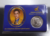 1 baht coin with Garuda on the back, year 1974, with card. Garuda coin, unused, beautiful. There are 3 colors of cards to choose from (gold, red, blue).