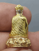 The image of Tai Hong Kong Zhou Si, made of three-metal silver, created by the Sirindhorn Rajavidyalaya Foundation under royal patronage, at the Bowonniwet Vihara Temple in 1996, with original box.
