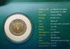 10 baht coin, circulated in 1988, green panel, from the Treasury Department, unused, UNC (2nd serial number)