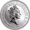 2022 St. Helena Pegasus "Jennie Norris" 1 oz Silver £1 BU Coin in capsule