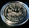 ST. HELENA & ASCENSION ISLANDS 50 PENCE 1994 SILVER PROOF. VERY RARE-