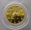 Zodiac coin, copper plated with gold, Year of the Rabbit, 2011, created by the Treasury Department, uncirculated.