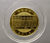 Zodiac coin, copper plated with gold, Year of the Monkey, 2016, created by the Treasury Department, uncirculated.