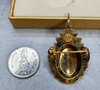 Brooch, commemorative pin, 100th birthday anniversary of the Supreme Patriarch, 2013