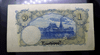 1 baht banknote, type 3, issue 2, from the reign of King Rama 8, year 1954, slightly used, no tears, no holes, beautiful and original condition.