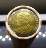 A set of 40 coins, 10 baht coins, circulated in 2018, the first year of the reign of King Rama X, unused.