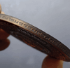 50th Anniversary Thammasat Commemorative Coin, blackened copper, size 7 cm, year 1984, with original box, rare.