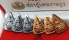 Somdej Nang Phaya, commemorative coin for the 60th birthday anniversary of Her Majesty the Queen, behind the House of Representatives, created in 2004, with original box (set of 6 coins)