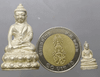 Phra Kring - Phra Chaiwat, Atthamarachanusorn Foundation, Wat Suthat Thepwararam, year 1991, silver, with original box