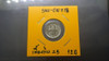 Thailand Coat of arms, 1 Fuang (1/8 Baht) Silver Coin- Rama V, R.S.124 - Rare Year