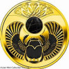 2019 - ONYX SCARABAEUS Ancient Symbol Silver Coin 1$ Niue