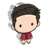 2022 - 1 Oz Silver Proof- FRIENDS™ - Ross Geller™ Chibi