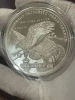 2022 - Donald J. Trump 45th President 5 oz Fine Silver Round 999 Fine BU IN A CAPSULE