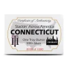 2023 - 1 oz Silver Bar ~ Stacking Across America Connecticut License Plate ~ New w/ COA