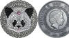 2021 - Panda Mandala Collection 2 oz Antique finish Silver Coin 5$ Niue
