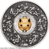 2023 Tuvalu Year of the Rabbit Rotating Charm 1oz Silver Antiqued Coin