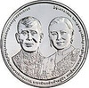 20 baht coin commemorating the royal wedding coronation 2019, unused, complete with cartridge