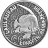 Longfin Bannerfish 1 oz Silver 2024 to 10. coin from the Tokelau Fish series
