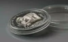 2016 500 togrog Mongolia LUNAR YEAR OF THE MONKEY 25 Grams Silver Black Proof Coin