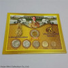 2016 - Circulating Coin Panel complete set Thailand, unused (6 coins) packed in panel and box.