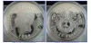 2007 - "Quatre Francs" Cambodian silver Proof Coin