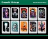 2025 Agoro The Art Of DC Trading Coin THE JOKER #396 Emerald Mintage 1oz Silver