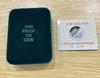1995 New Zealand Five Dollar Silver Proof Coin Queen Elizabeth II Tui Bird