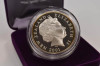 2001 - New Zealand Silver $5 Proof Coin - Royal Visit