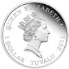 2011 Tuvalu Coloured 1oz Silver Proof Ships That Changed the world - Santa Maria