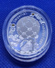 2012 - NIUE "Swan Egg" $1 IMPERIAL FABERGE EGGS Proof Silver Coin W/ Swarovski
