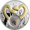 2022 - Golden Snakes Proof Silver Coin 1$ Niue