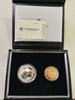 2014 - Malaysia Taman Negara 75th Anniversary set of 2 Silver & Nordic Gold Proof Coin