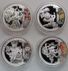 2008 China 10 Yuan Beijing Olympics Colorized Proof 4-Coin Set
