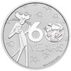 2024 - Pink Panther 60 years 1 oz silver BU coin in Limited Edition 1000 In card