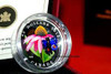 2013 - Canada $20 Fine Silver Coin - Purple Coneflower w/ Venetian Glass Butterfly