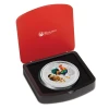 2017 - Australian Lunar Series II Year of the Rooster 1 Kilo Silver Gemstone Edition
