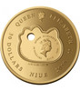 2010 NIUE Island-PAMP Minted Sanrio 50TH Anniversary $10 Hello Kitty Love Shaped Colorized Silver