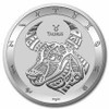 2022 Tokelau 1 oz .999 Silver $5 Zodiac Series: Taurus in Capsule