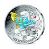 2020 - Coin of 10 euro silver colorized the postman smurf - 1/20