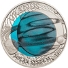 2018 - Silver Niobium 1/2oz Coin *Solar System - Uranus* Republic of Palau $2