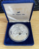 1988 Fine Silver Proof Singapore Dragon Medallion 5oz