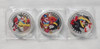 2016 Niue 3 x 1oz Silver Coins Set - Monkey King